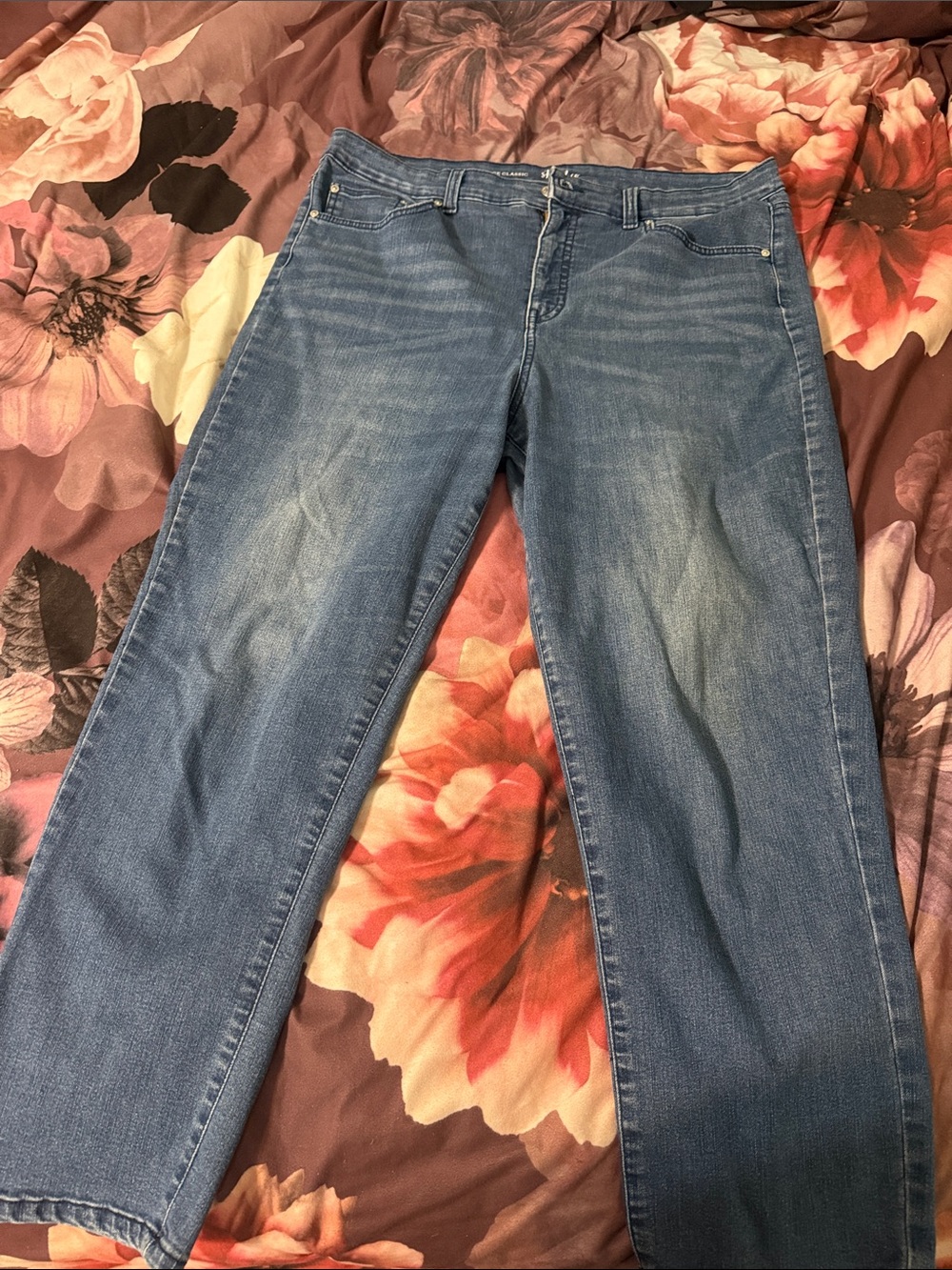 Style & Co. Medium Blue Straight-Leg Women's Jeans